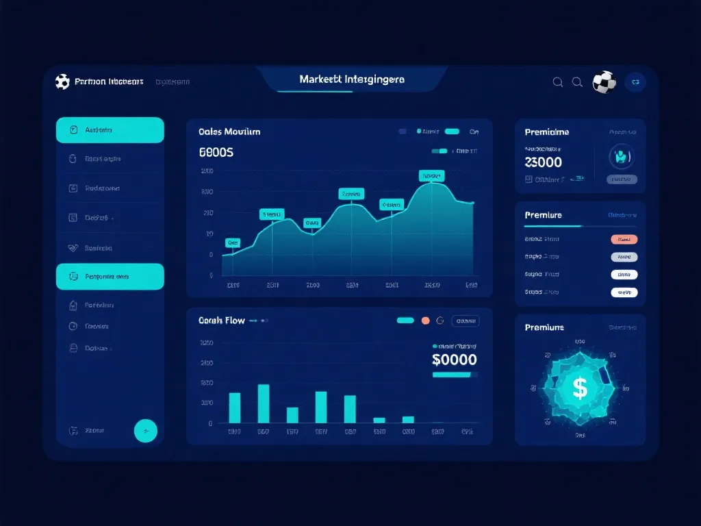 欧冠市场情报面板示意图