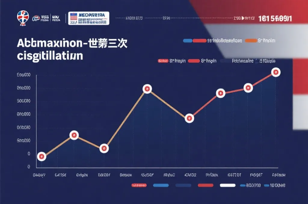 世界杯轮次时间线与战力指数变化图，展示美国赛区每轮趋势